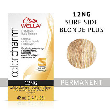 Wella Color Charm Liquid 12NG Surf Side Blonde Plus hair care