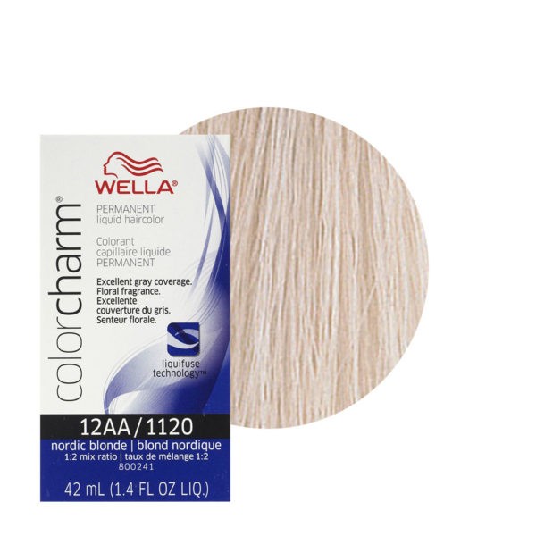 Wella Color Charm Permanent Liquid Haircolor 12AA/1120 Nordic Blonde