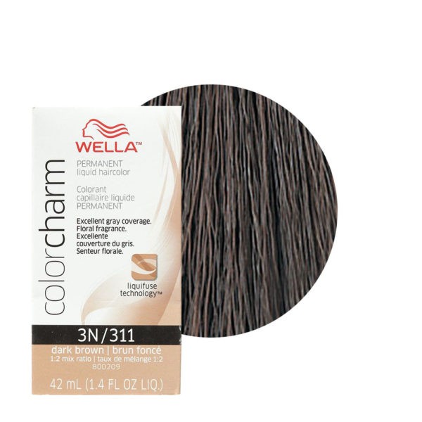 Wella Color Charm Liquid Creme Hair Color 311 Dark Brown