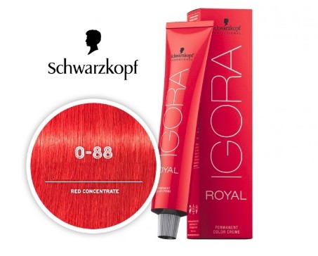 Red Concentrate 0-88 Schwarzkopf Royal Igora Permanent Color