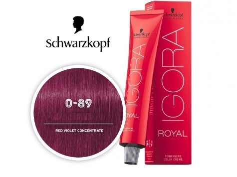 Red Violet Concentrate 0-89 Schwarzkopf Royal Igora Permanent Color