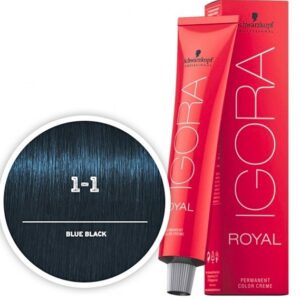 Ash Black 1-1 Schwarzkopf Royal Igora Permanent Color