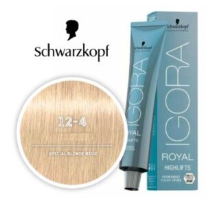 Super Brightening Beige 12- 4 Schwarzkopf Royal Igora Permanent Color