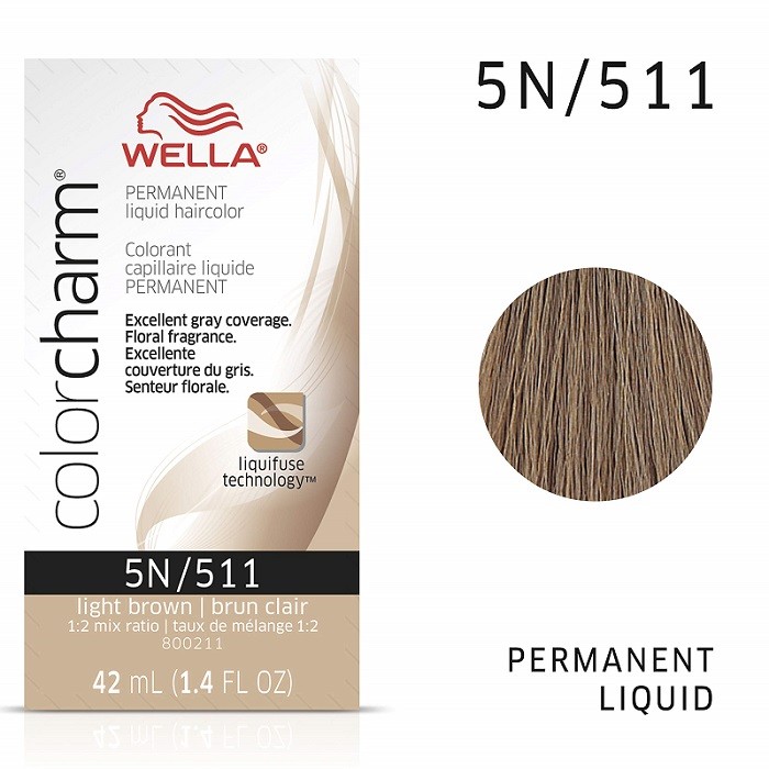 Light Brown 5N - Wella Color Charm Permanent Liquid Haircolor