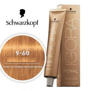 Very Light Blonde Natural Brown 9-60 Schwarzkopf Royal Igora Permanent Color