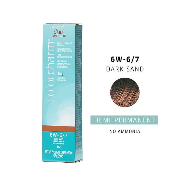 6W Dark Sand Wella Color Charm Demi – Permanent Haircolor