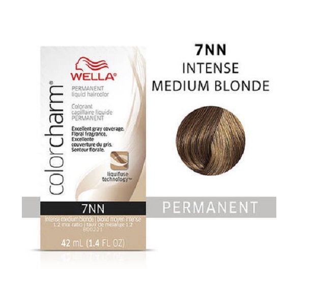 Wella 7NN Intense Medium Blonde Color Charm Permanent Liquid Haircolor