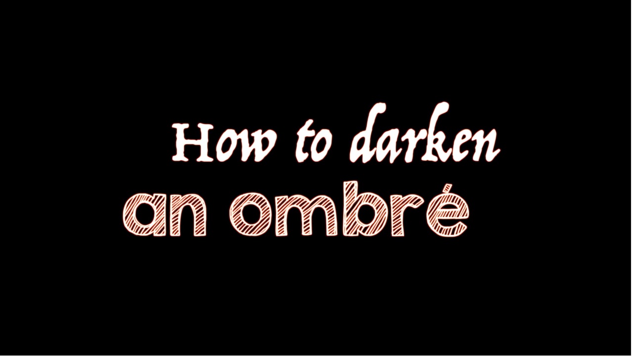 How To Darken An Ombré With Wella Demi Permanent Hair Dye !!