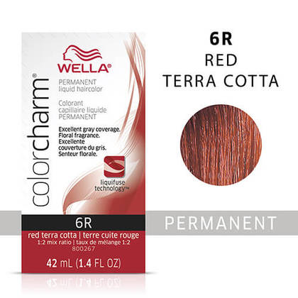 Wella Color Charm Liquid 6R Red Terra Cotta hair colour