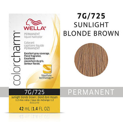 Wella Color Charm Liquid 7G Sunlight Blonde Brown hair colour