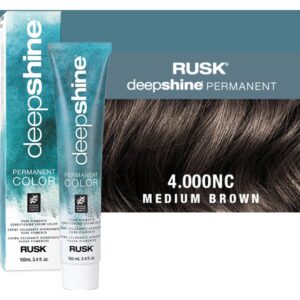 Rusk Deepshine 4.000NC Medium Brown Hair Dye