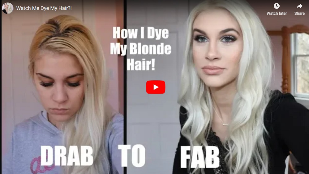 Watch Me Dye My Hair With Clairol 12A HiLift Cool Blonde & Wella T14 Pale Ash Blonde