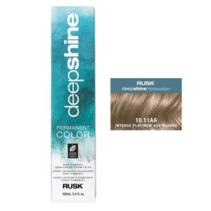 Rusk Deepshine 10.11AA Intense Platinum Ash Blonde Permanent Hair Colour