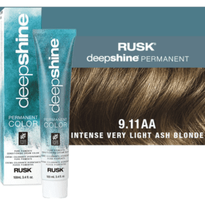 Rusk Deepshine 9.11AA Intense Very Light Ash Blonde Permanent Hair Colour