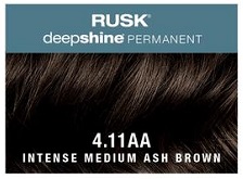 Rusk Deepshine Permanent Colour 4.11AA Intense Medium Ash Brown