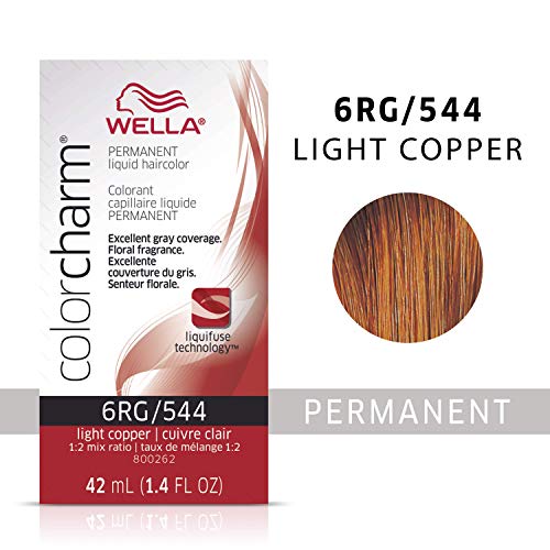 Wella Color Charm 6RG Light Copper Permanent Liquid Hair Dye
