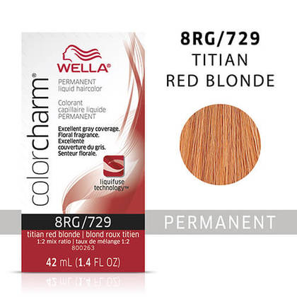 Wella Color Charm Liquid 8RG Titian Red Blonde
