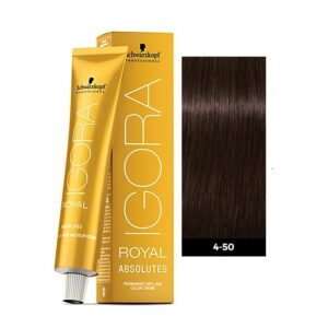 Schwarzkopf Igora Royal 4-50 Medium Brown Gold Natural Permanent Color
