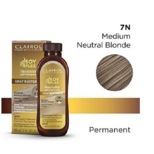 Clairol 7N Medium Neutral Blonde Permanent Hair Colour GRAY BUSTERS