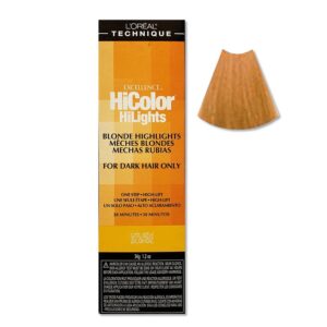 Golden Blonde L'Oreal Excellence HiColor BLONDE HiLights For Dark Hair Only