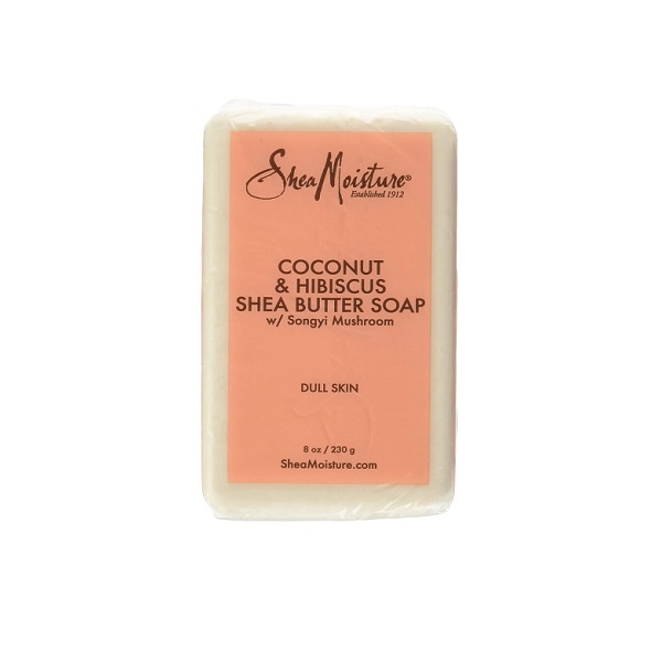 Shea Moisture Coconut & Hibiscus Dull Shea Butter Soap, 8oz