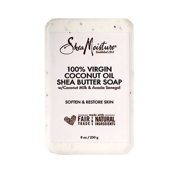 Shea Moisture Virgin Coconut Oil Shea Butter Soap, 8oz