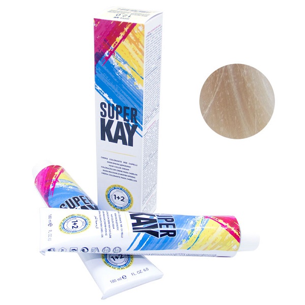 Super Kay 10.00 Platinum Blonde Permanent Hair Color Cream