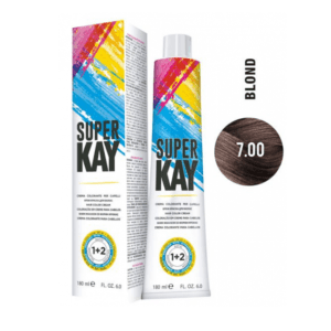 Super Kay 7.00 Blond Permanent Hair Color Cream 180ml