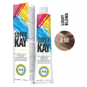 Super Kay 8.00 Light Blonde Permanent Hair Color Cream