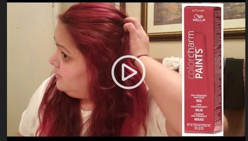 How to use Wella Colorcharm paints red