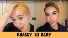 Changing My Hair From Brassy To Ashy At Home Using Wella 8A!