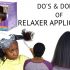 How To Relax (4C) Hair Using Dark & Lovely Relaxer