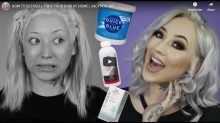 How To Bleach & Tone Your Hair With L’Oreal Quick Blue | Wella T18 & T14