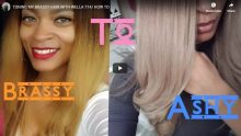 How To Tone My Brassy Hair With Wella T14 Pale Ash Blonde